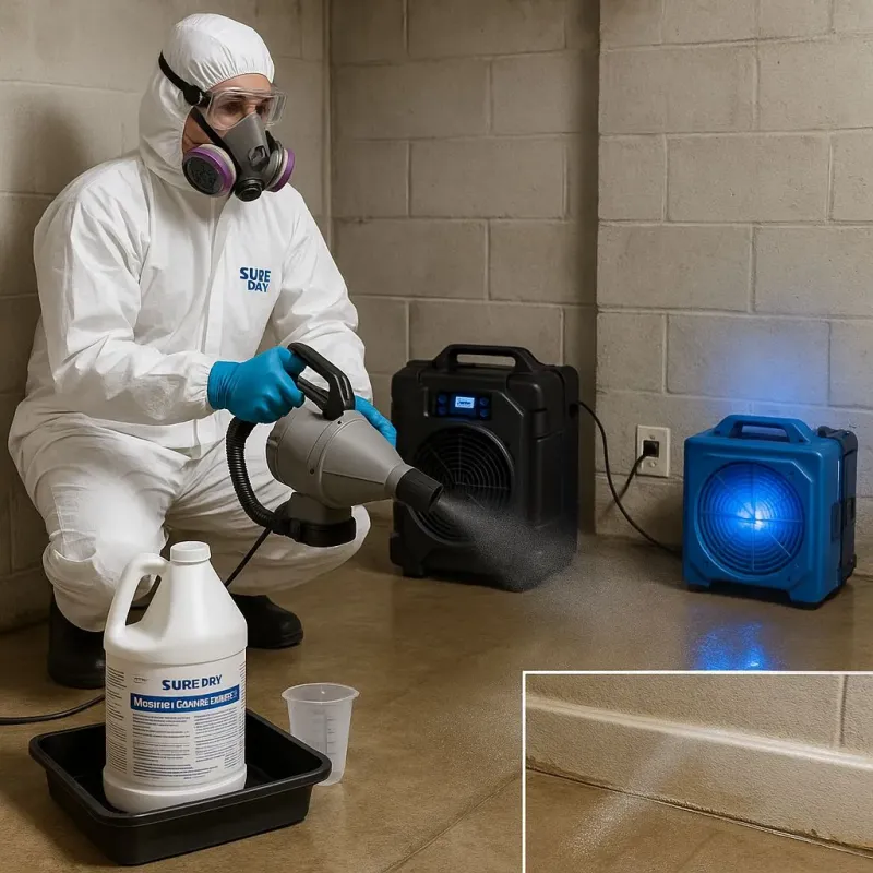 Sanitization and Odor Removal process in Holly Hill, SC