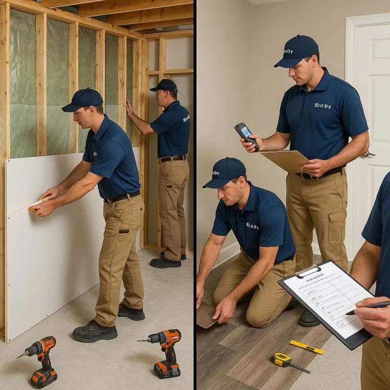 Repairs and Reconstruction process in Holly Hill, SC
